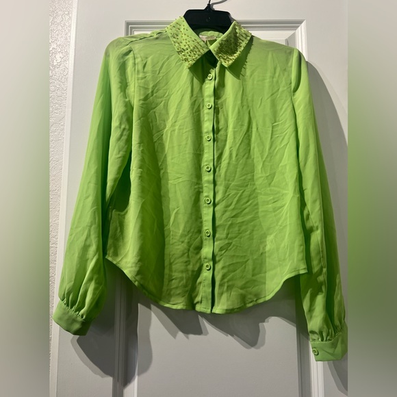 SHEER VARIETY COLORS BUTTON DOWNS - Picture 5 of 8